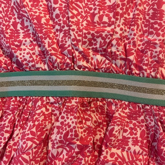 Mini Boden Girls Pink and white Floral dress - Picture 3 of 5